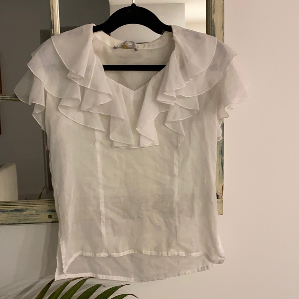 👑 King James sheer blouse
